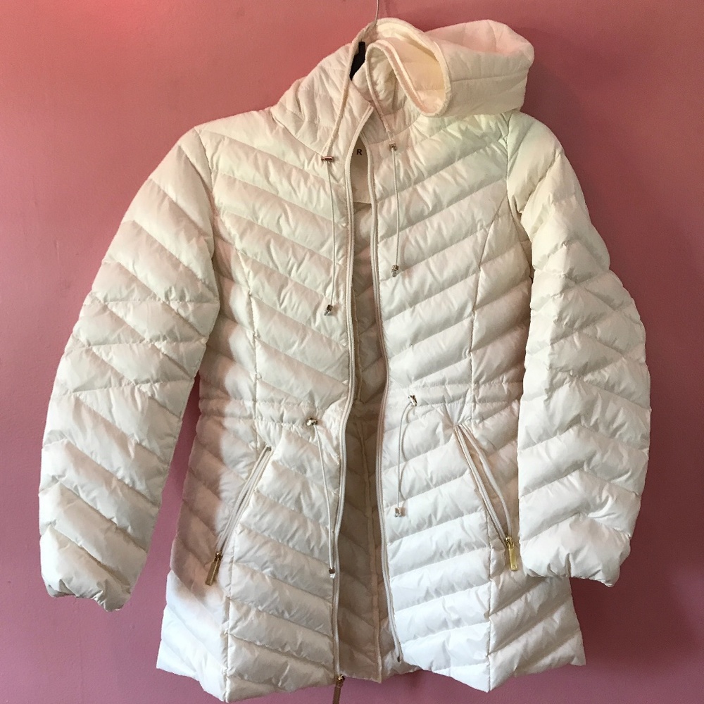 Miss Gallery Hooded Packable Sustainable Down Puffer Jacket
